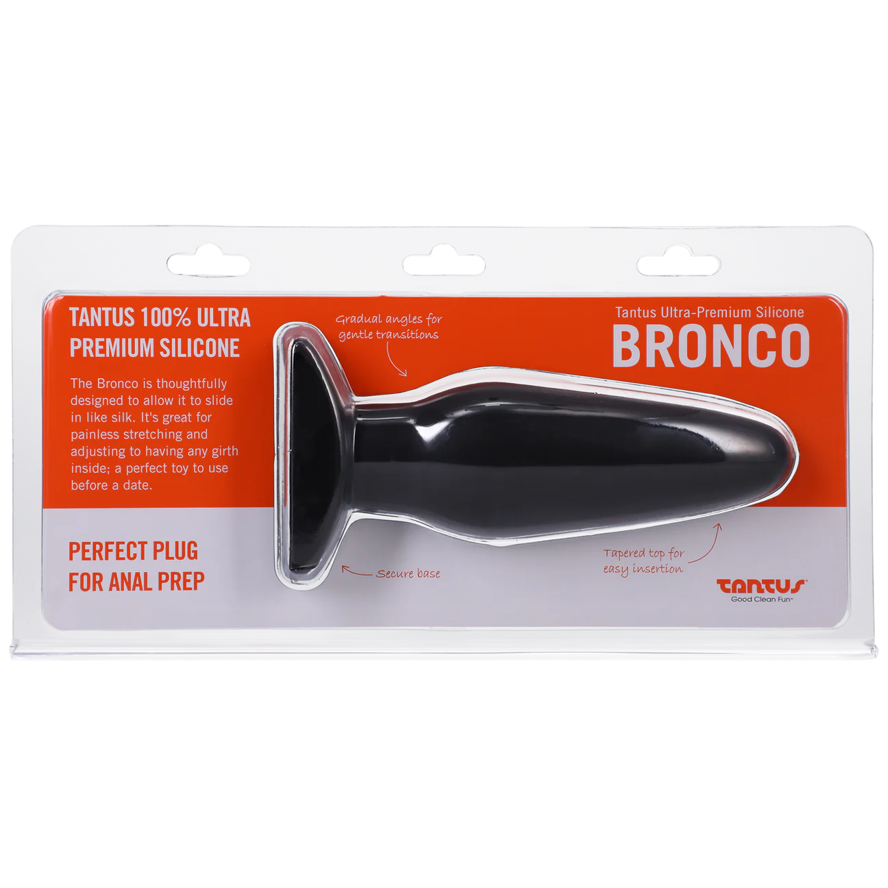 Bronco Silicone Butt Plug by Tantus