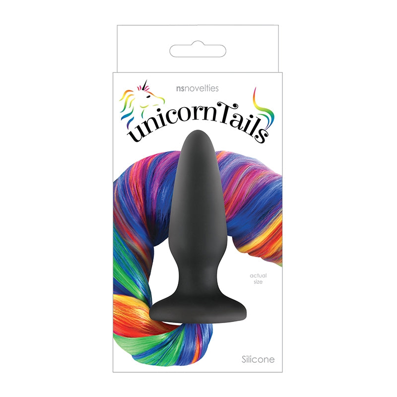 Rainbow Tail Anal Plug by Unicorn Tails Product vendor Boink Adult Boutique