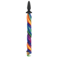 Rainbow Tail Anal Plug by Unicorn Tails Product vendor Boink Adult Boutique