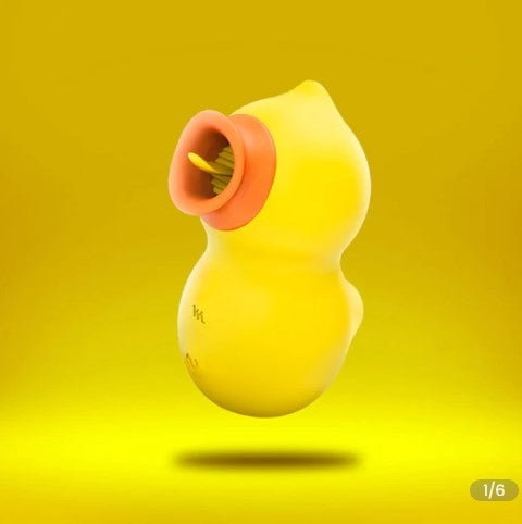 DucKing Sucking & Licking Rubber Duck Vibrator - Just For Canada Eh! - Boink Adult Boutique www.boinkmuskoka.com