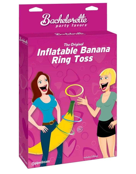 Bachelorette Party Favors - The Original Inflatable Banana Ring Toss - Boink Adult Boutique www.boinkmuskoka.com