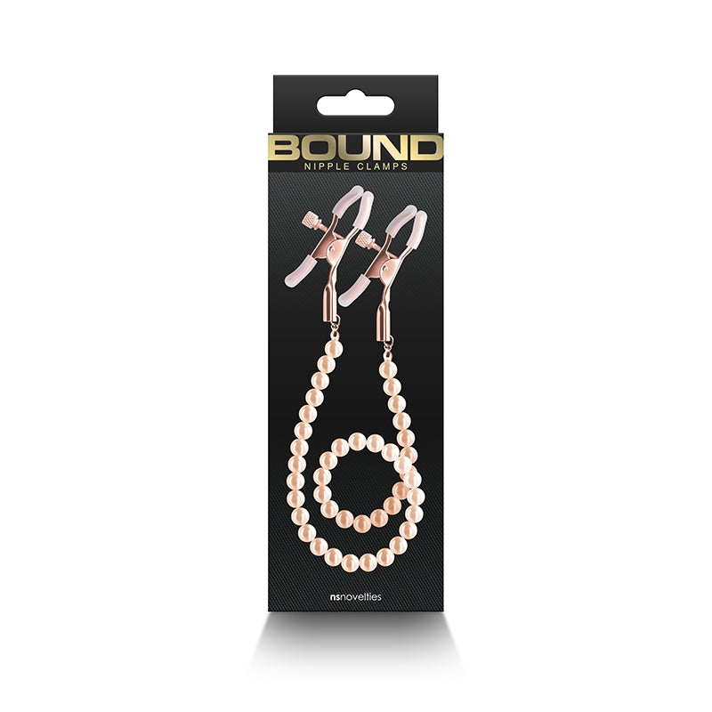 Bound - Nipple Clamps - DC1 - Rose Gold - Boink Adult Boutique www.boinkmuskoka.com