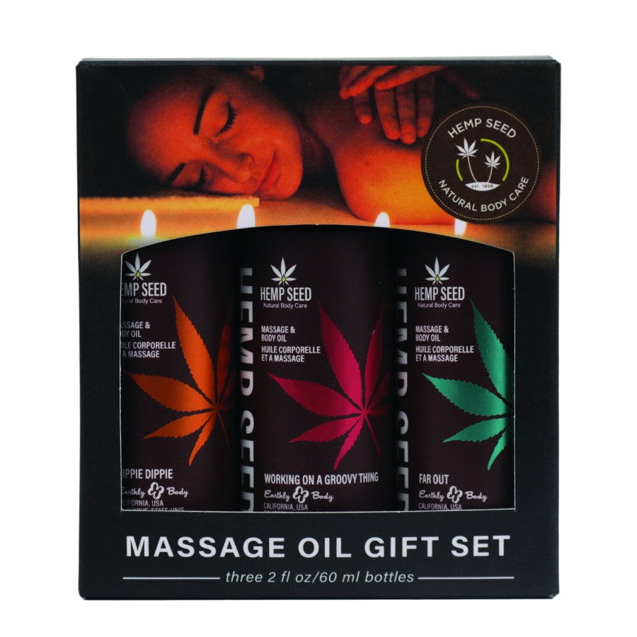 Hemp Seed Massage Oil Gift Set Summer 2024 Collection