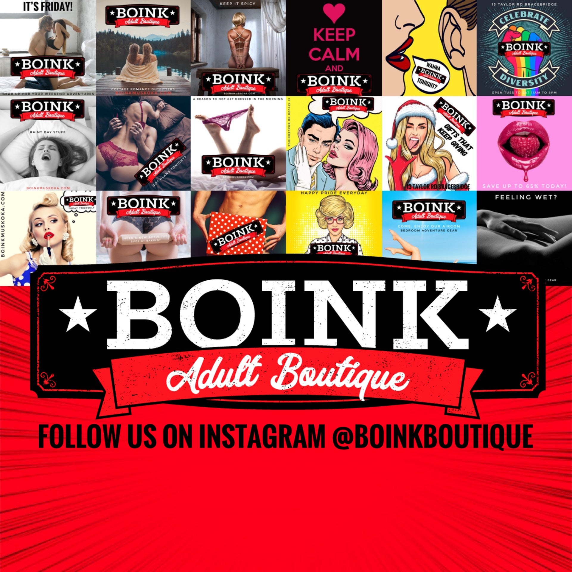 Boink Adult Boutique follow us @boinkboutique free shipping on orders over $69+ in Canada Sex Toys couple toys c-rings vibrators lubricants oral sex enhancers penis pumps lingerie novelties adult games 