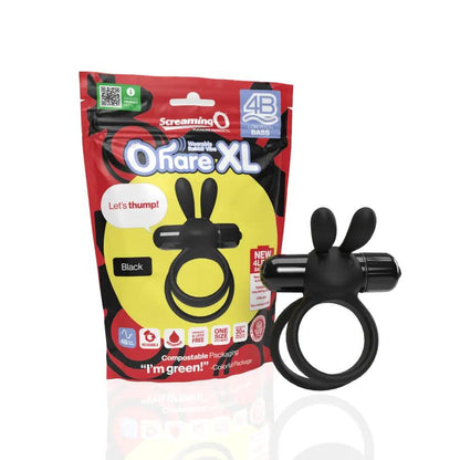 4B Ohare XL - Vibrating C-Ring - Double Strap with Rabbit Ears - Boink Adult Boutique www.boinkmuskoka.com Canada