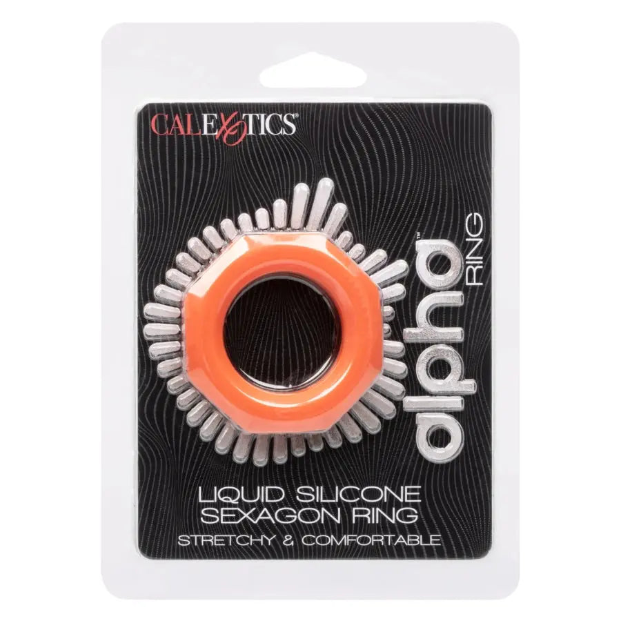 Alpha Liquid Silicone Sexagon Ring Product vendor Boink Adult Boutique