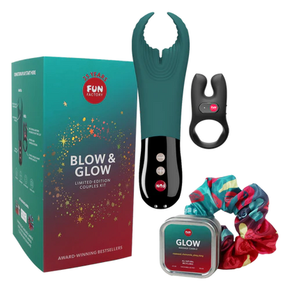 Fun Factory - Blow & Glow LIMITED-EDITION Couples Kit - Couple Toy, Cock Ring, Candle & More! Product vendor Boink Adult Boutique