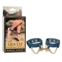 Ankle Cuffs - Ride 'Em Premium Denim Collection - Boink Adult Boutique www.boinkmuskoka.com Canada