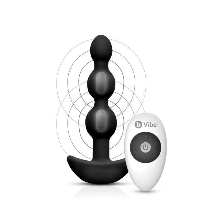 B-Vibe Triplet Anal Bead Vibrator with Remote from Boink Adult Boutique https:/www.boinkmuskoka.com