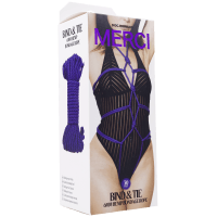 Bind & Tie - 6mm Hemp Bondage Rope - 30 Feet - Violet by Merci - Boink Adult Boutique www.boinkmuskoka.com Canada