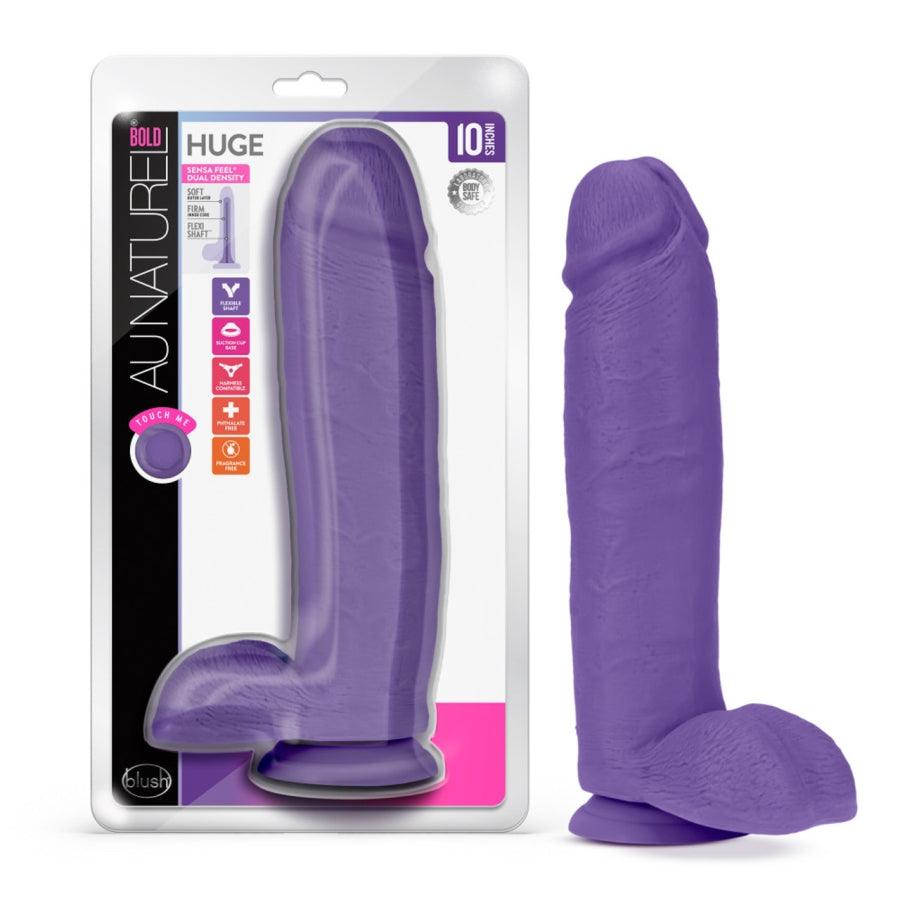 Bold Huge - 10" Dildo in Purple with Sensa Feel® - Boink Adult Boutique www.boinkmuskoka.com Canada