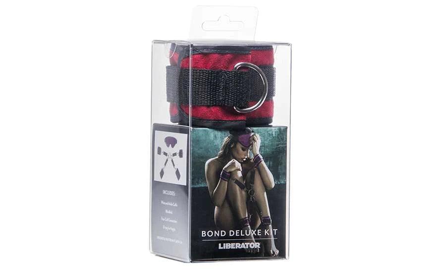 Bond Deluxe 4 Cuff Kit with Mask and O-Ring by Liberator - Boink Adult Boutique www.boinkmuskoka.com Canada