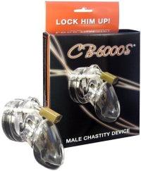 CB-6000S - Chastity kit - Clear with 2 1/2" Cage by CB-X - Boink Adult Boutique www.boinkmuskoka.com Canada