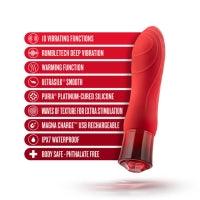 Desire Warming Vibrator - Ruby from Oh My Gem Vibrator by Blush - Rechargeable/Waterproof - Boink Adult Boutique www.boinkmuskoka.com Canada