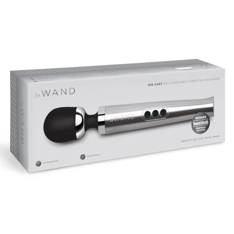 Die Cast Rechargeable Massager | Wand Massager Vibe | Le Wand - Boink Adult Boutique www.boinkmuskoka.com Canada