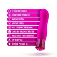 Exclusive Vibrator - Tourmaline by Oh My Gem - Rechargeable/Waterproof/Warming by Blush - Boink Adult Boutique www.boinkmuskoka.com Canada