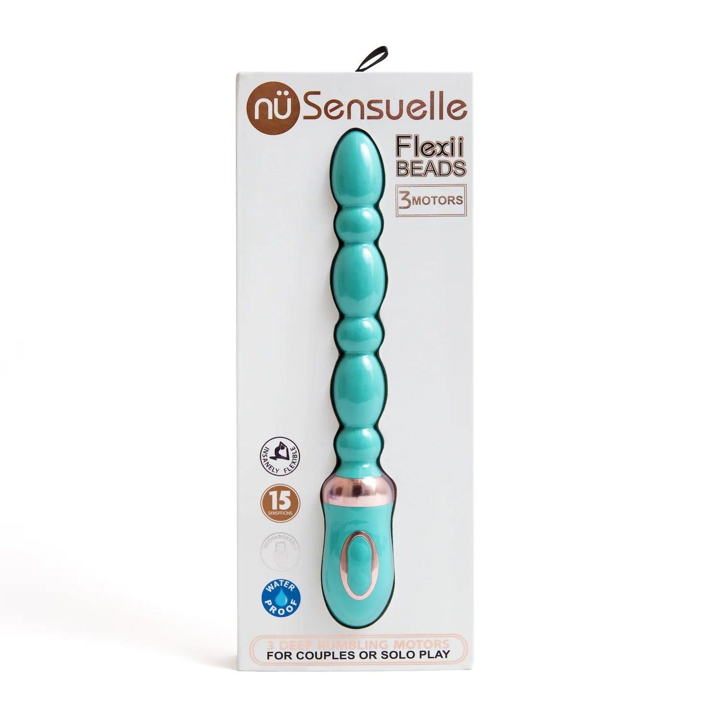 FLEXII Beads - Vibrating Rechargeable Anal Beads by Nu Sensuelle - Boink Adult Boutique www.boinkmuskoka.com Canada
