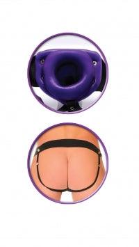 For Him or Her Vibrating Hollow Strap-On - Purple/Black by Fetish Fantasy Series - Boink Adult Boutique www.boinkmuskoka.com Canada