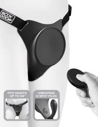 G-Spot Pro Strap-On harness with Vibration by Body Dock - Boink Adult Boutique www.boinkmuskoka.com Canada