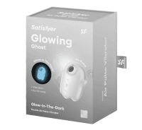 Glowing Ghost - Air Pulse Clitoral Vibrator by Satisfyer - Boink Adult Boutique www.boinkmuskoka.com Canada