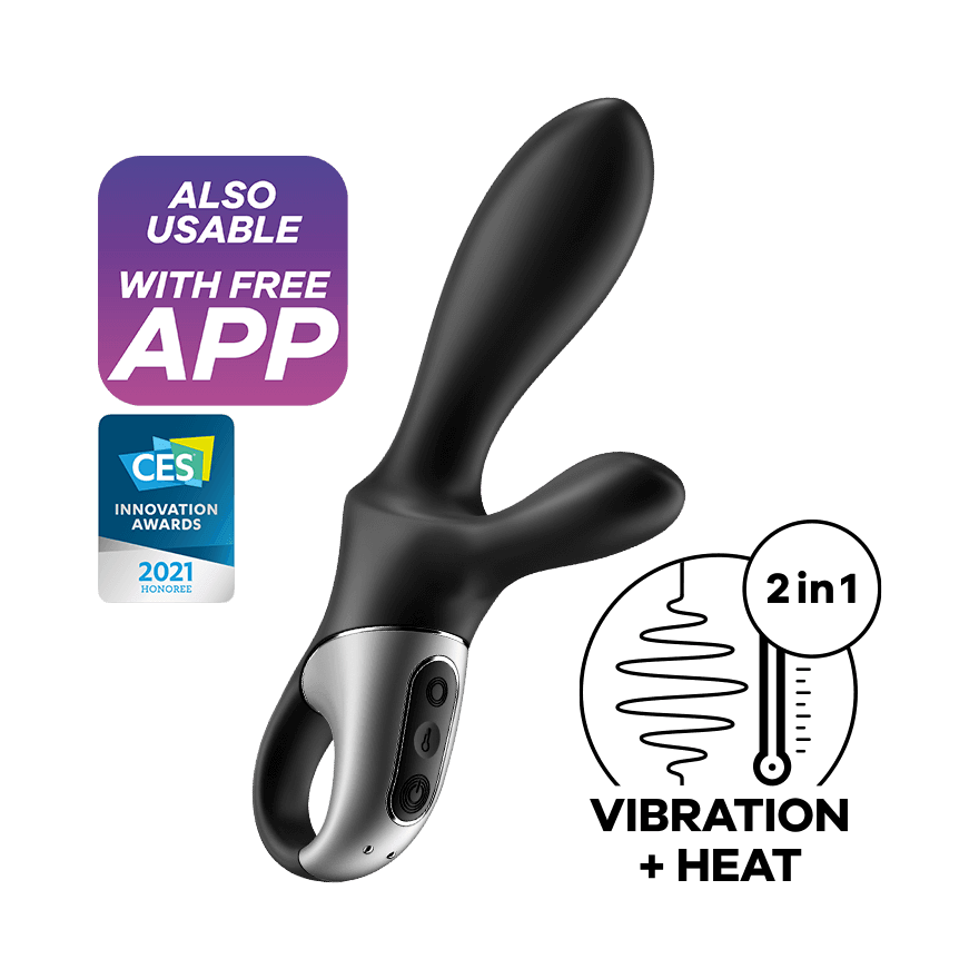 Heat Climax+ Anal/Perineum Vibrator by Satisfyer - Boink Adult Boutique www.boinkmuskoka.com Canada