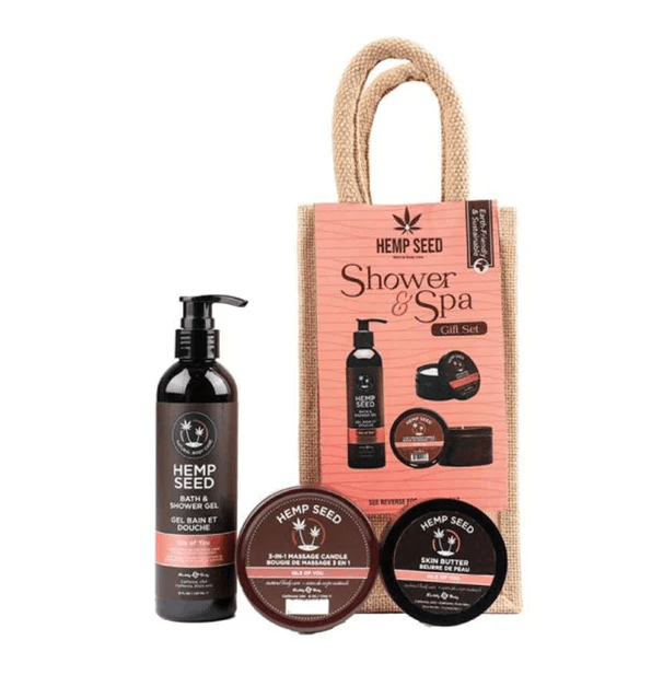 Isle of You - Spa Gift Set - Limited Edition BODY BUTTER|Candle|Shower Gel by Earthly Body - Boink Adult Boutique www.boinkmuskoka.com Canada