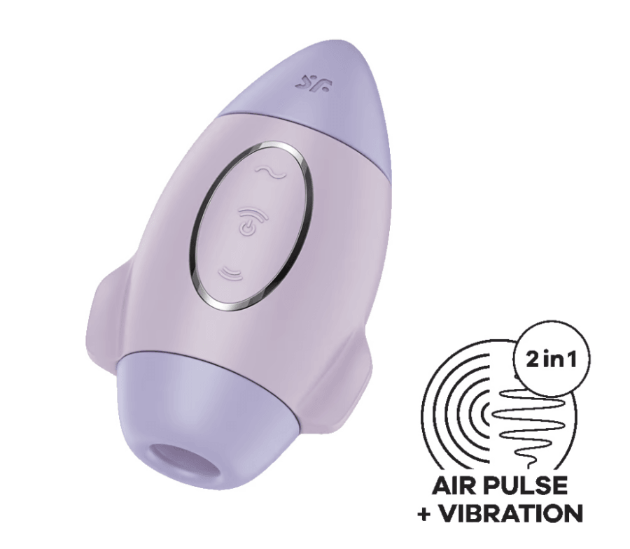 Mission Control Double Air Pulse Clitoral Vibrator by Satisfyer - Boink Adult Boutique www.boinkmuskoka.com Canada