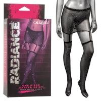 One Piece Garter Skirt With Thigh Highs by Radiance - Boink Adult Boutique www.boinkmuskoka.com Canada