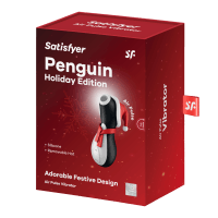Penguin Clitoral Stimulator - Holiday Edition from Satisfyer - Boink Adult Boutique www.boinkmuskoka.com Canada