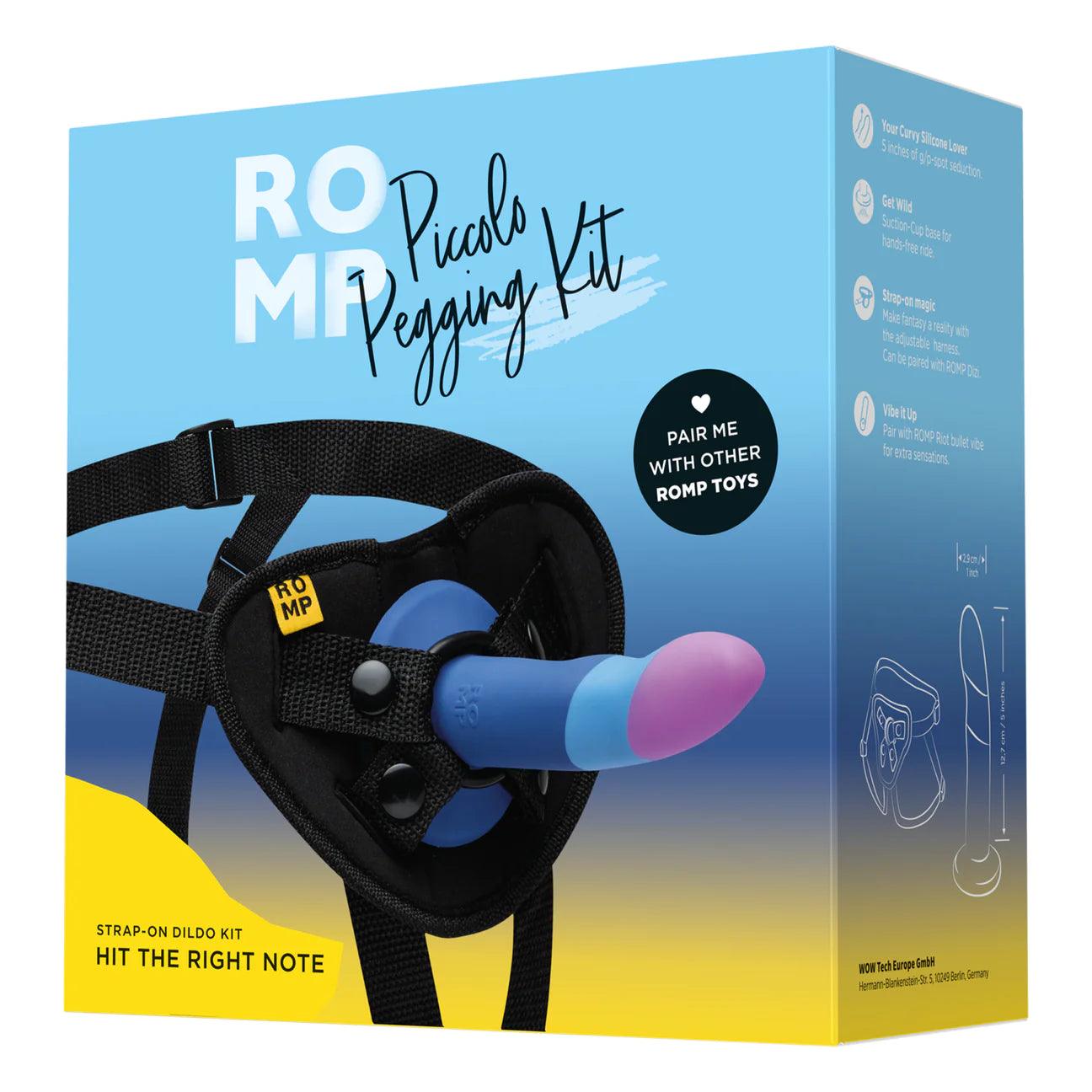 Piccolo Pegging Kit by ROMP - Boink Adult Boutique www.boinkmuskoka.com Canada