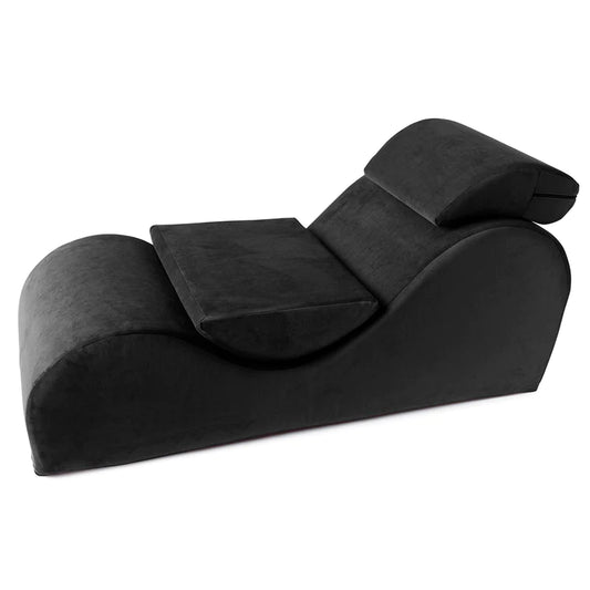 ESSE Black MicroFiber Chaise - Positional Aid