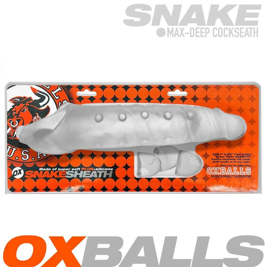 SNAKE | Longest Cock Sheath w/Inserts | Oxballs - Boink Adult Boutique www.boinkmuskoka.com Canada