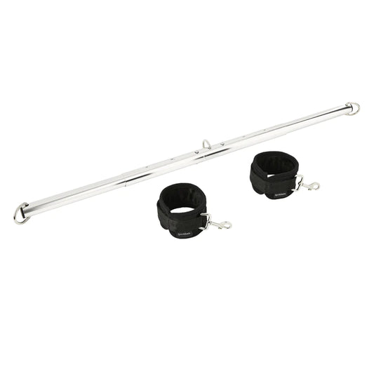 Expandable Spreader Bar and Cuffs Set by Sportsheets