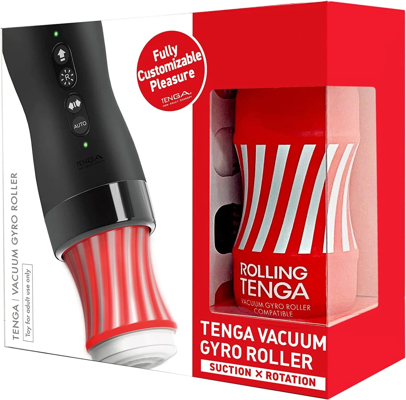 Tenga Vacuum Gyro Roller Set including One Standard Rolling Cup - Boink Adult Boutique www.boinkmuskoka.com