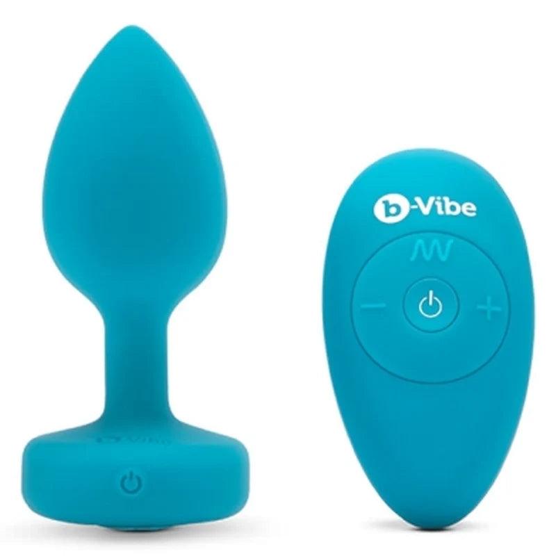 Vibrating Jewel Plug | Remote Control & Multiple Sizes | b-Vibe - Boink Adult Boutique www.boinkmuskoka.com Canada