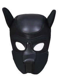 Shots - Ouch! - Neoprene Puppy Hood - Black - Boink Adult Boutique www.boinkmuskoka.com
