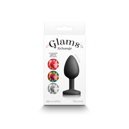 Glams Xchange - Heart Plug with Interchangeable Gems - Boink Adult Boutique www.boinkmuskoka.com