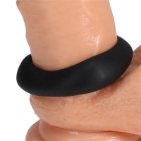 The Master Ring Cock Ring - Black - Boink Adult Boutique www.boinkmuskoka.com