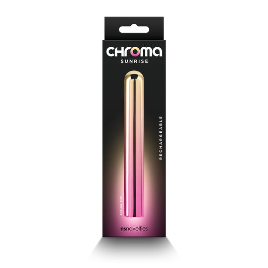 Chroma - Sunrise - Rechargeable Vibrator - Large - Boink Adult Boutique www.boinkmuskoka.com