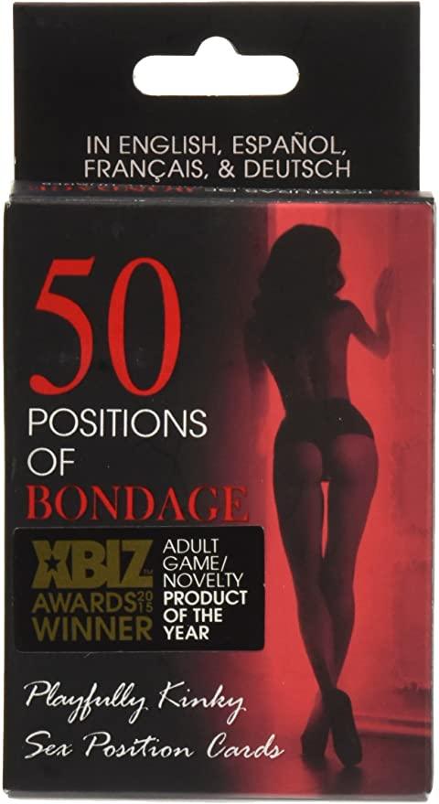50 Positions of Bondage Card Game - Boink Adult Boutique www.boinkmuskoka.com