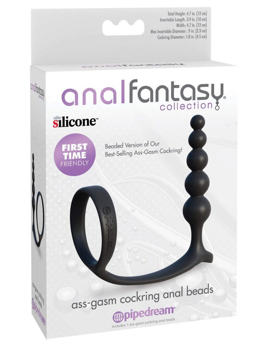 ANAL FANTASY COLLECTION: Ass-gasm Cockring Anal Beads - Boink Adult Boutique www.boinkmuskoka.com