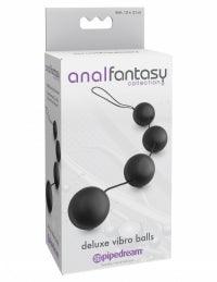 Anal Fantasy Collection Deluxe Vibro Balls - Black - Boink Adult Boutique www.boinkmuskoka.com