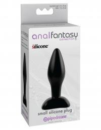 Anal Fantasy Collection Small Silicone Plug - Black - Boink Adult Boutique www.boinkmuskoka.com