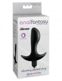 Anal Fantasy Collection Vibrating Perfect Plug - Black - Boink Adult Boutique www.boinkmuskoka.com