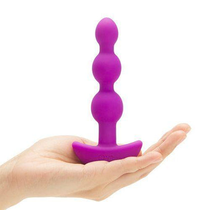 B Vibe - Triplet Remote Controlled Rechargeable Anal Beads - Fuchsia or Black - Boink Adult Boutique www.boinkmuskoka.com