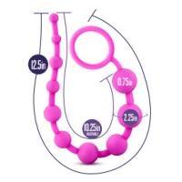Blush - Luxe - Silicone 10 Beads - 3 Colours - Boink Adult Boutique www.boinkmuskoka.com