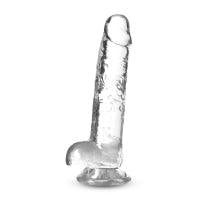 Blush - Naturally Yours - 6" or 7" Crystalline Dildo - 2 Colours - Boink Adult Boutique www.boinkmuskoka.com Canada