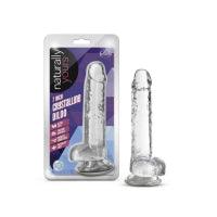 Blush - Naturally Yours - 6" or 7" Crystalline Dildo - 2 Colours - Boink Adult Boutique www.boinkmuskoka.com Canada