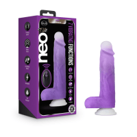 Blush - Neo Elite - Encore - 8 Inch Vibrating Dildo - Purple w/ Remote - Boink Adult Boutique www.boinkmuskoka.com