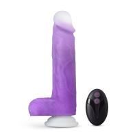 Blush - Neo Elite - Encore - 8 Inch Vibrating Dildo - Purple w/ Remote - Boink Adult Boutique www.boinkmuskoka.com